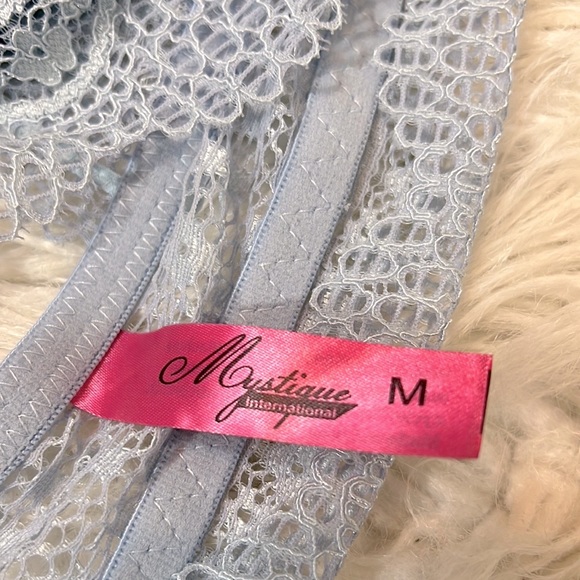 MYSTIQUE INTERNATIONAL BRA BLUE COLOR SIZE M - Picture 8 of 9